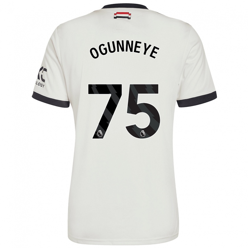 Kandiny Kinder Habeeb Ogunneye #75 Cremeweiß Ausweichtrikot Trikot 2024/25 T-Shirt