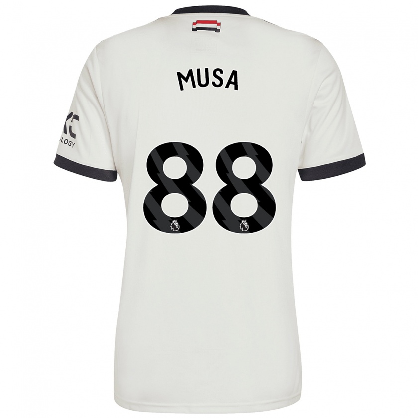 Kandiny Kinder Victor Musa #88 Cremeweiß Ausweichtrikot Trikot 2024/25 T-Shirt