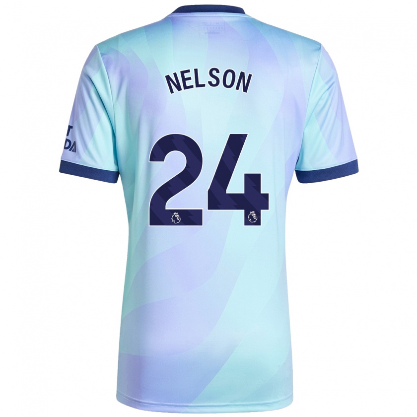 Kandiny Kinder Reiss Nelson #24 Aquamarin Ausweichtrikot Trikot 2024/25 T-Shirt