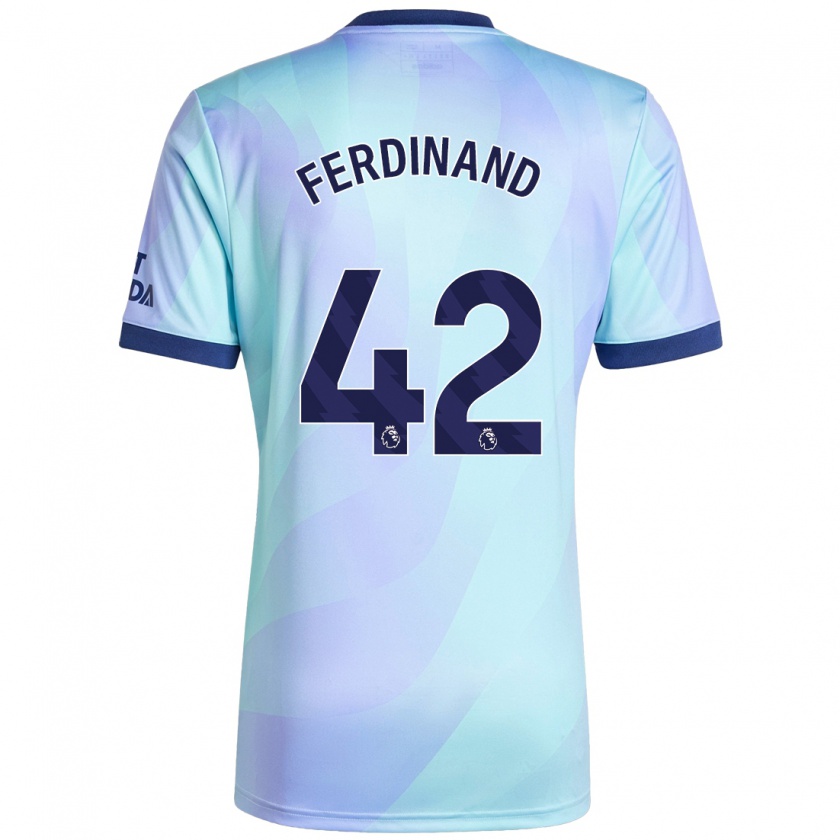 Kandiny Kinder Seb Ferdinand #42 Aquamarin Ausweichtrikot Trikot 2024/25 T-Shirt