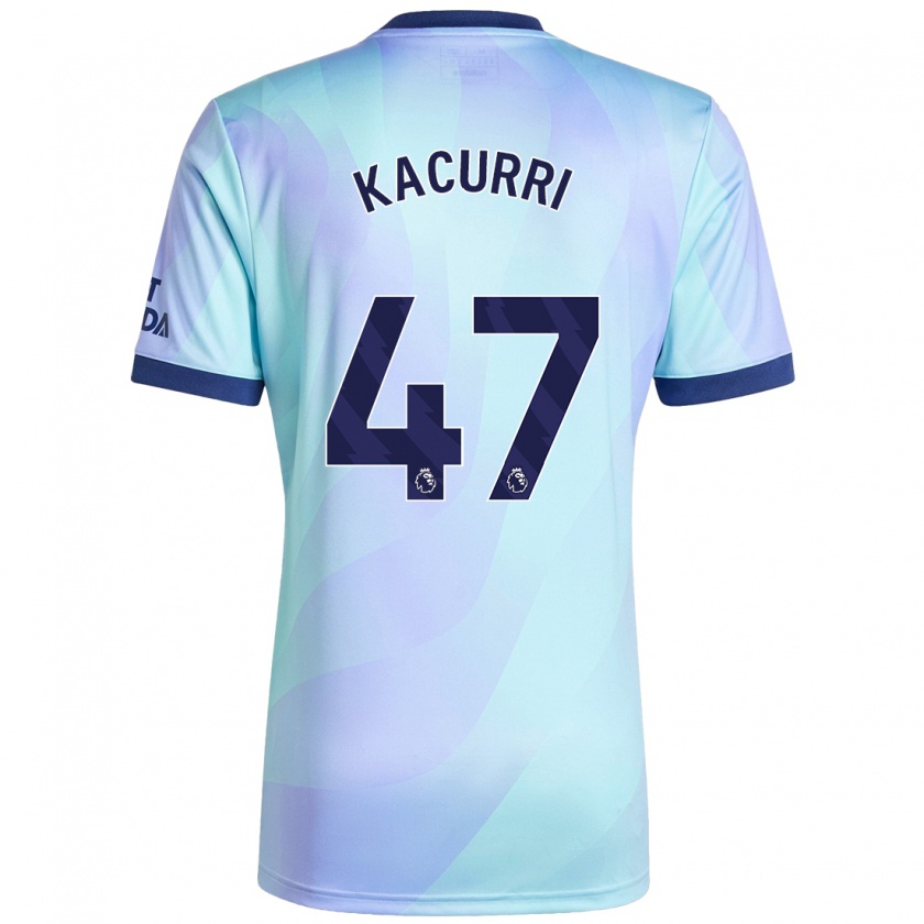 Kandiny Kinder Maldini Kacurri #47 Aquamarin Ausweichtrikot Trikot 2024/25 T-Shirt