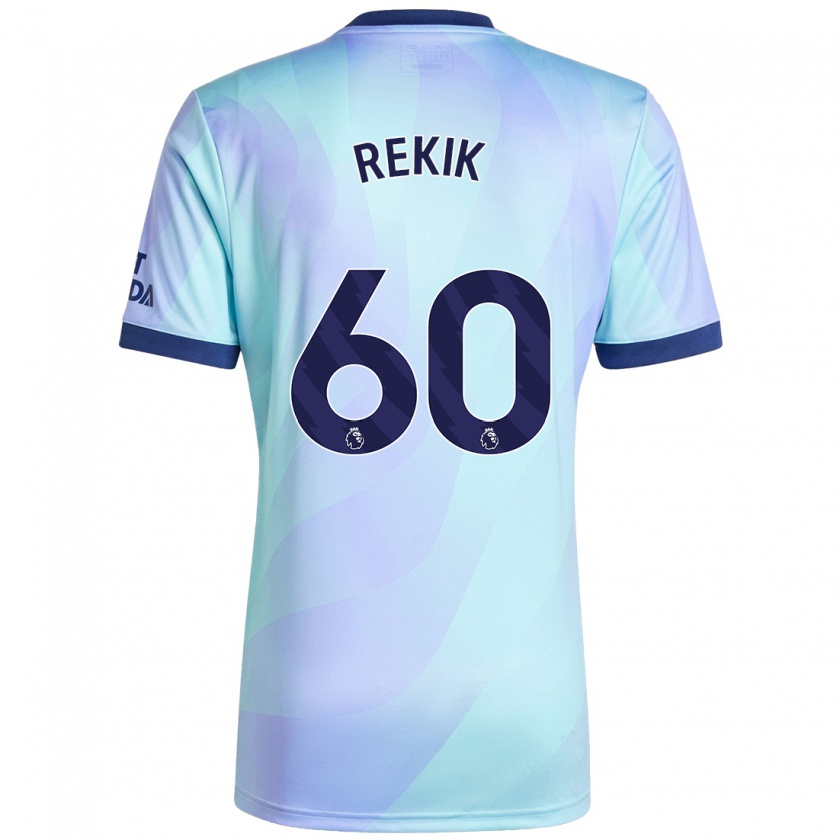 Kandiny Kinder Omar Rekik #60 Aquamarin Ausweichtrikot Trikot 2024/25 T-Shirt