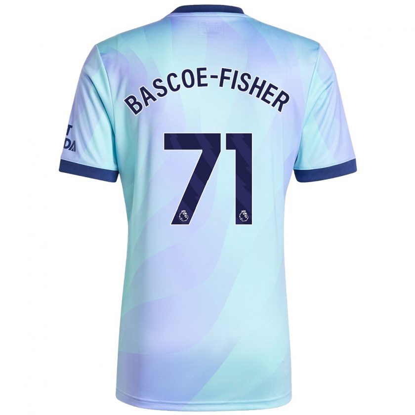 Kandiny Kinder Jakai Bascoe-Fisher #71 Aquamarin Ausweichtrikot Trikot 2024/25 T-Shirt