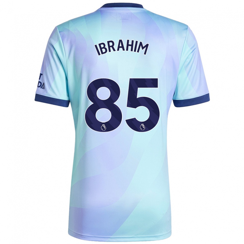 Kandiny Kinder Ife Ibrahim #85 Aquamarin Ausweichtrikot Trikot 2024/25 T-Shirt