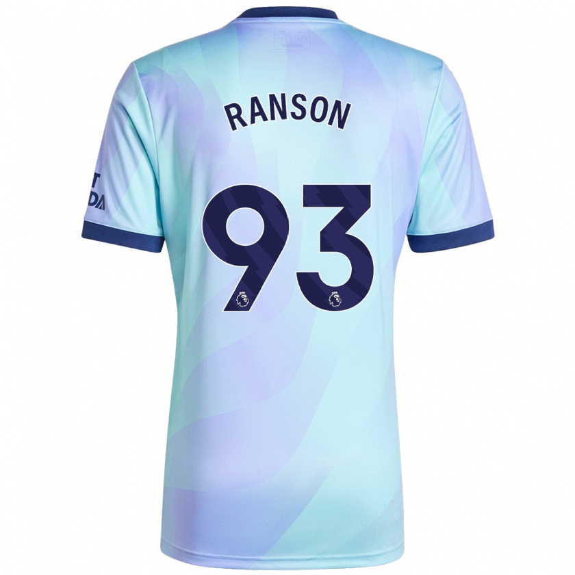 Kandiny Kinder Khari Ranson #93 Aquamarin Ausweichtrikot Trikot 2024/25 T-Shirt