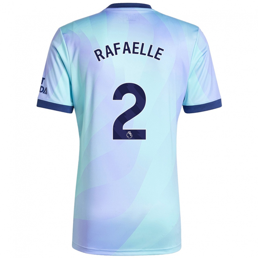 Kandiny Kinder Rafaelle Souza #2 Aquamarin Ausweichtrikot Trikot 2024/25 T-Shirt