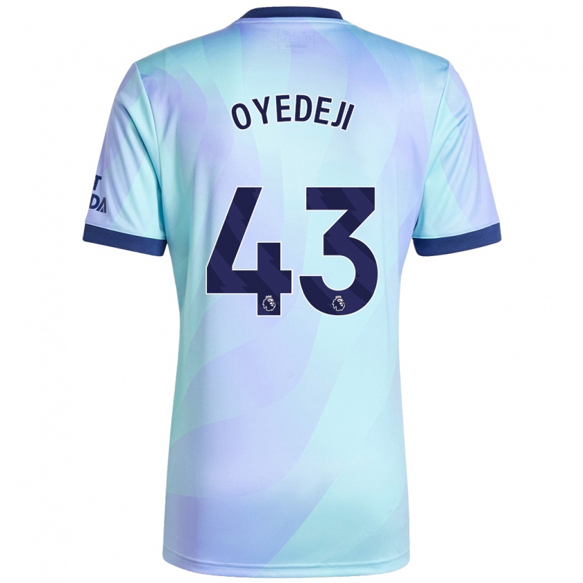 Kandiny Kinder Nathan Butler Oyedeji #43 Aquamarin Ausweichtrikot Trikot 2024/25 T-Shirt