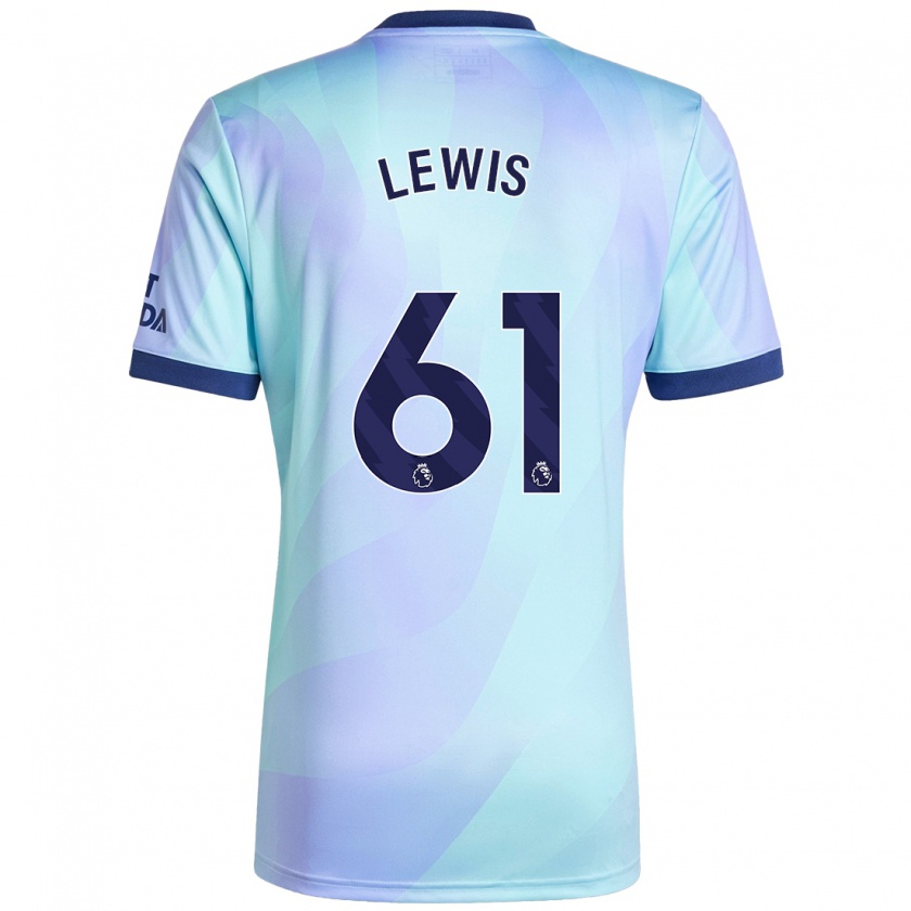 Kandiny Kinder George Lewis #61 Aquamarin Ausweichtrikot Trikot 2024/25 T-Shirt