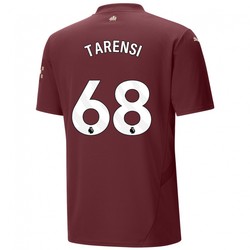 Kandiny Kinder Oscar Tarensi #68 Kastanienbraun Ausweichtrikot Trikot 2024/25 T-Shirt