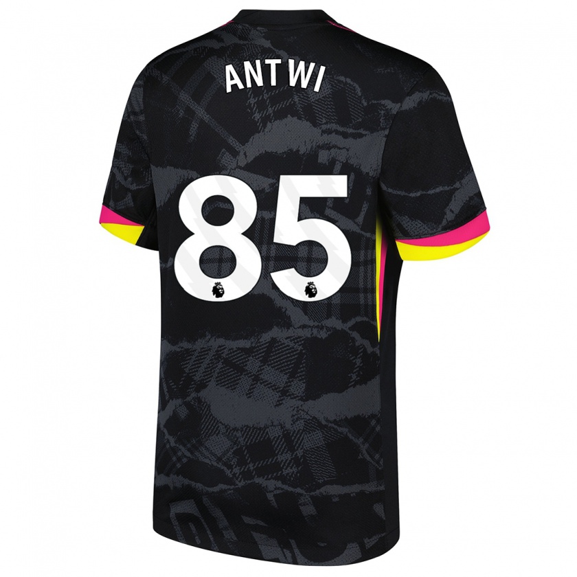 Kandiny Kinder Genesis Antwi #85 Schwarz Rosa Ausweichtrikot Trikot 2024/25 T-Shirt