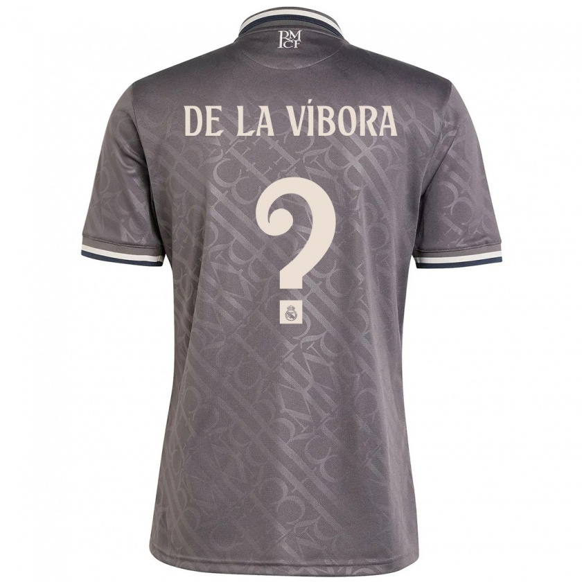 Kandiny Kinder David De La Víbora #0 Anthrazit Ausweichtrikot Trikot 2024/25 T-Shirt