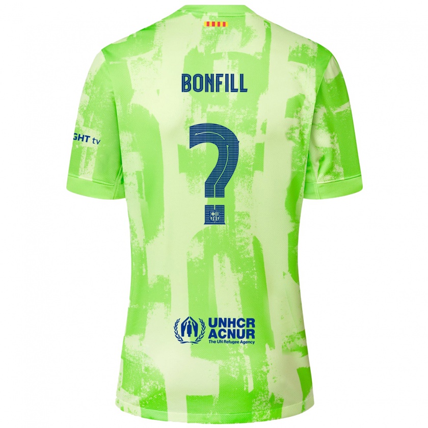 Kandiny Kinder Max Bonfill #0 Limettengrün Ausweichtrikot Trikot 2024/25 T-Shirt