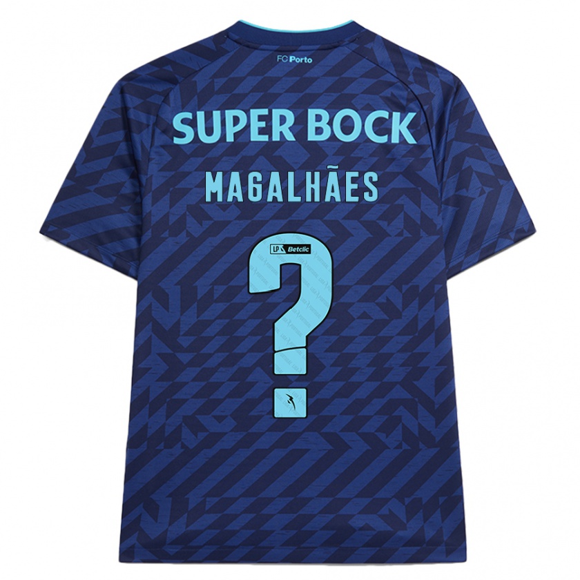 Kandiny Kinder Rafael Magalhães #0 Marineblau Ausweichtrikot Trikot 2024/25 T-Shirt