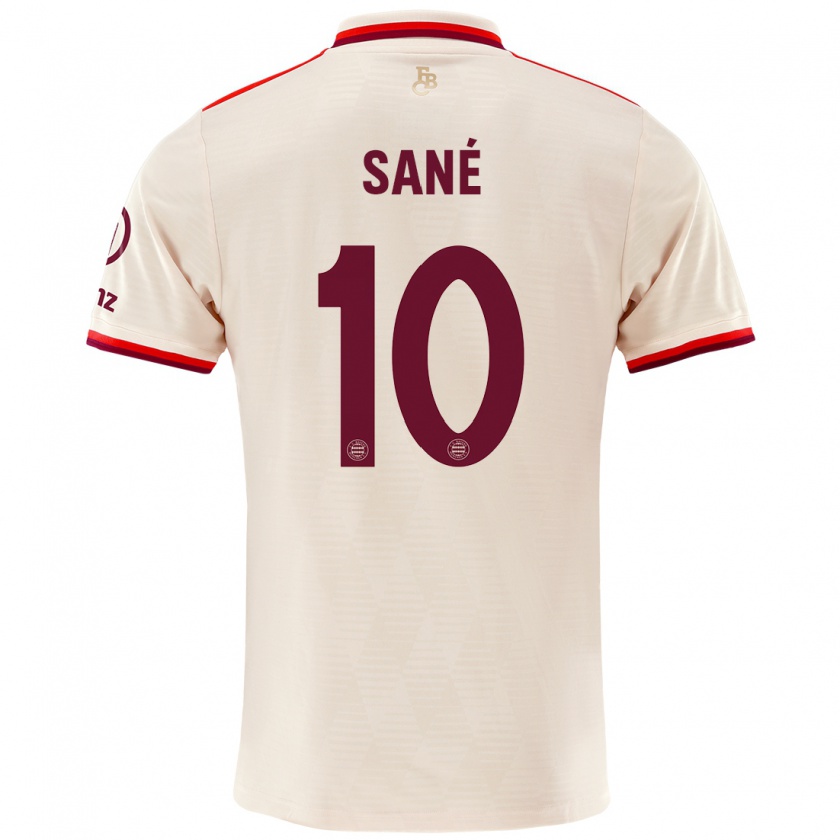 Kandiny Kinder Leroy Sané #10 Leinen Ausweichtrikot Trikot 2024/25 T-Shirt