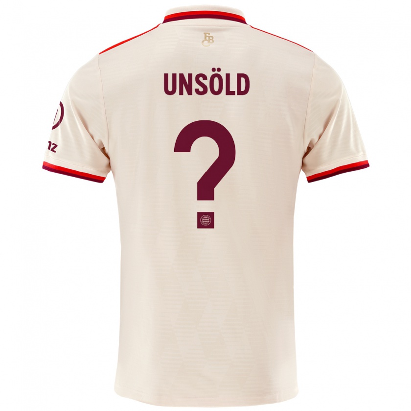 Kandiny Kinder Samuel Unsöld #0 Leinen Ausweichtrikot Trikot 2024/25 T-Shirt