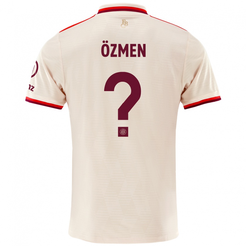 Kandiny Kinder Baran Özmen #0 Leinen Ausweichtrikot Trikot 2024/25 T-Shirt