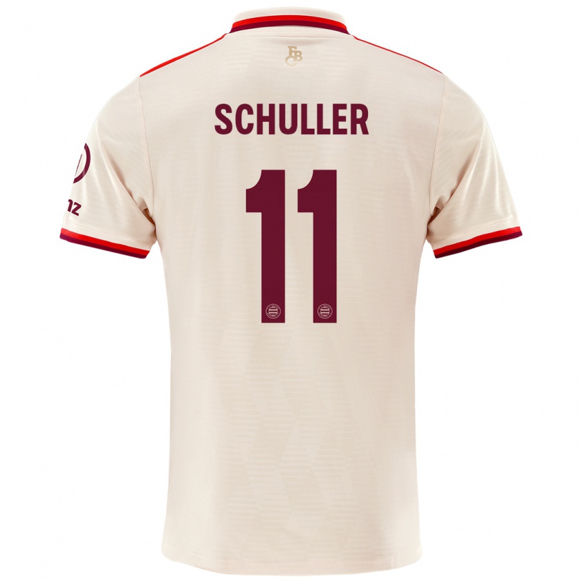 Kandiny Kinder Lea Schüller #11 Leinen Ausweichtrikot Trikot 2024/25 T-Shirt