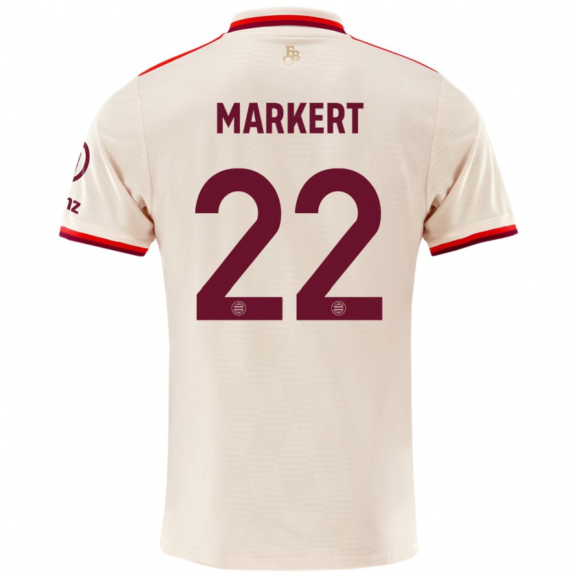 Kandiny Kinder Leon Markert #22 Leinen Ausweichtrikot Trikot 2024/25 T-Shirt