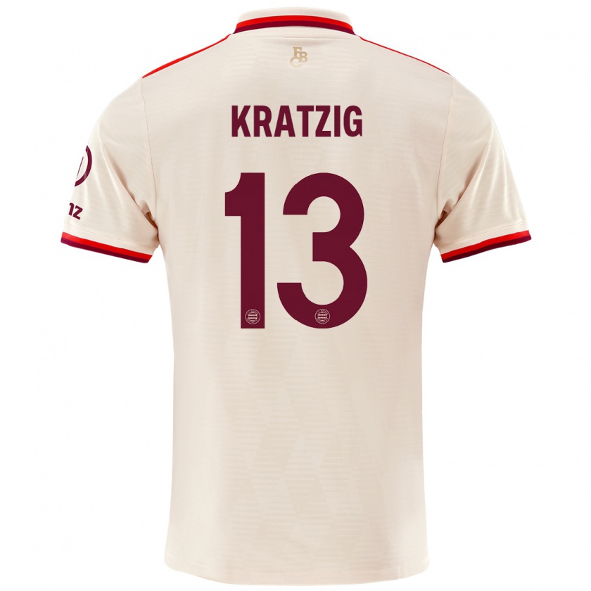 Kandiny Kinder Frans Kratzig #13 Leinen Ausweichtrikot Trikot 2024/25 T-Shirt