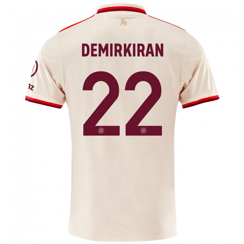 Kandiny Kinder Ediz Demirkiran #22 Leinen Ausweichtrikot Trikot 2024/25 T-Shirt