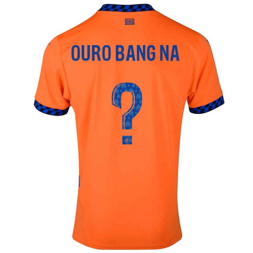 Kandiny Kinder Rayan Ouro Bang Na #0 Orange Dunkelblau Ausweichtrikot Trikot 2024/25 T-Shirt