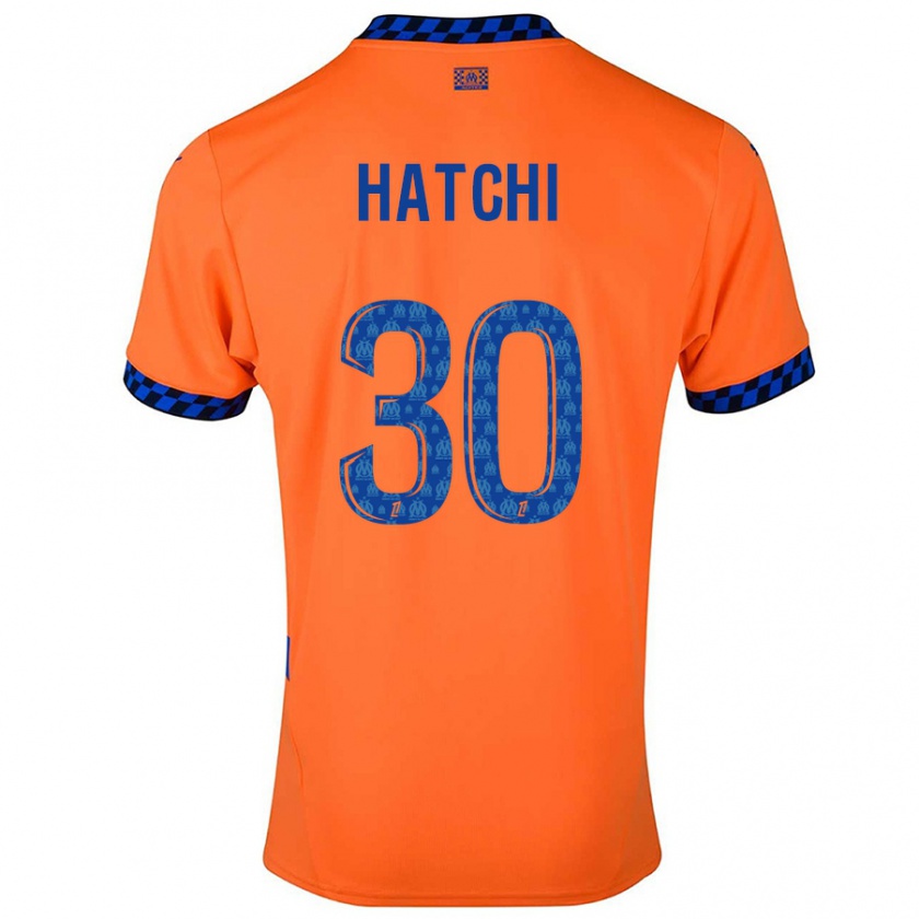 Kandiny Kinder Anaïs Hatchi #30 Orange Dunkelblau Ausweichtrikot Trikot 2024/25 T-Shirt