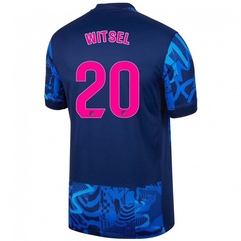 Kandiny Kinder Axel Witsel #20 Königsblau Ausweichtrikot Trikot 2024/25 T-Shirt