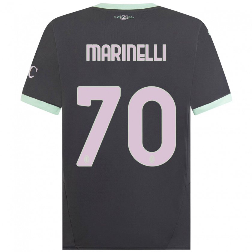 Kandiny Kinder Gloria Marinelli #70 Grau Ausweichtrikot Trikot 2024/25 T-Shirt