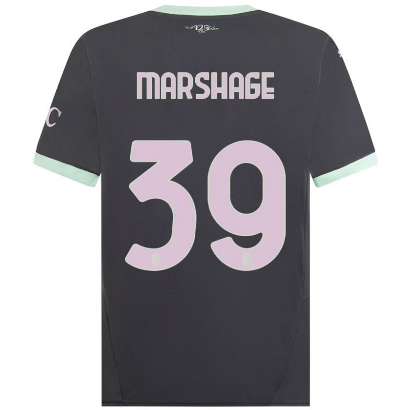 Kandiny Kinder Wilgot Marshage #39 Grau Ausweichtrikot Trikot 2024/25 T-Shirt