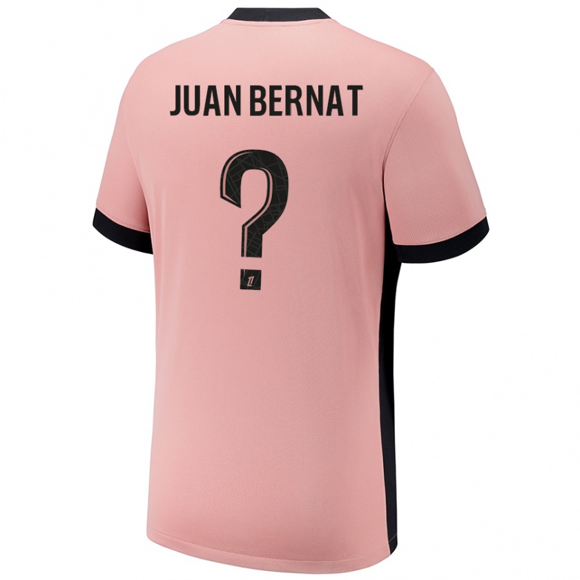 Kandiny Kinder Juan Bernat #0 Rostros Ausweichtrikot Trikot 2024/25 T-Shirt