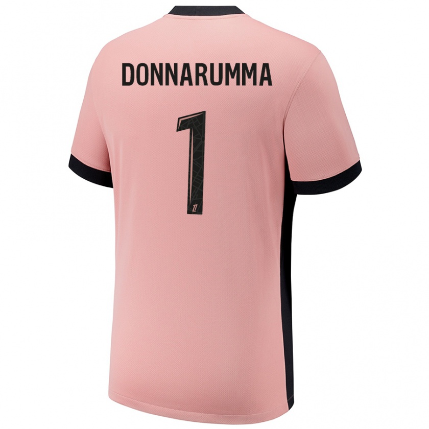 Kandiny Kinder Gianluigi Donnarumma #1 Rostros Ausweichtrikot Trikot 2024/25 T-Shirt