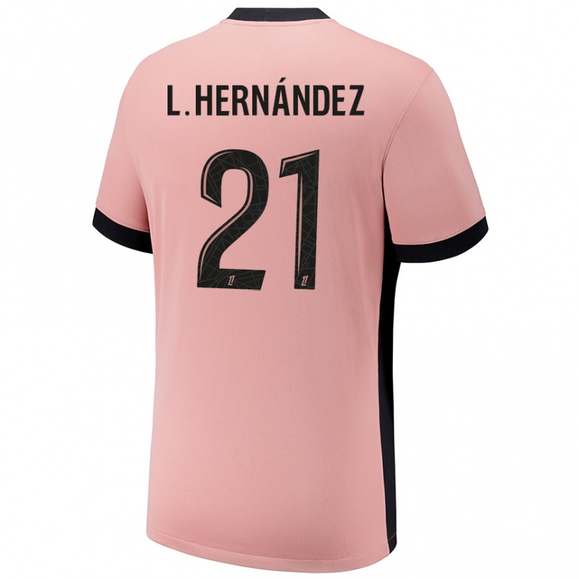 Kandiny Kinder Lucas Hernández #21 Rostros Ausweichtrikot Trikot 2024/25 T-Shirt