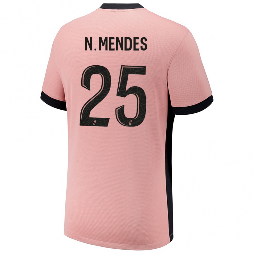 Kandiny Kinder Nuno Mendes #25 Rostros Ausweichtrikot Trikot 2024/25 T-Shirt