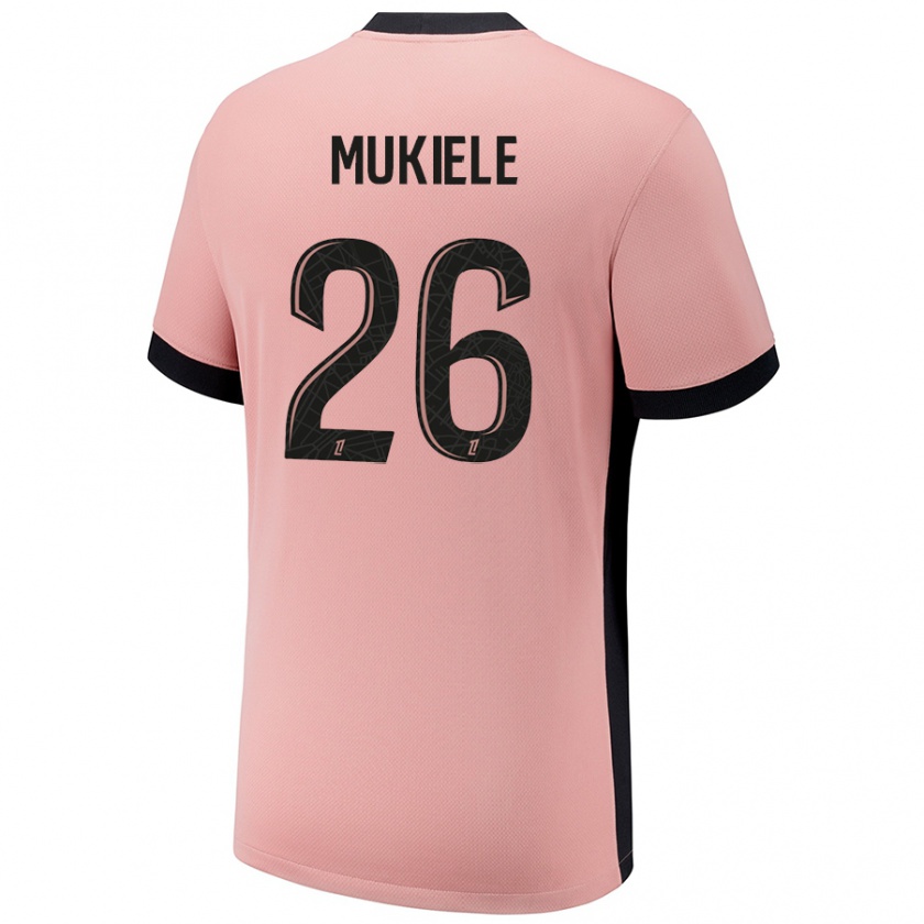 Kandiny Kinder Nordi Mukiele #26 Rostros Ausweichtrikot Trikot 2024/25 T-Shirt