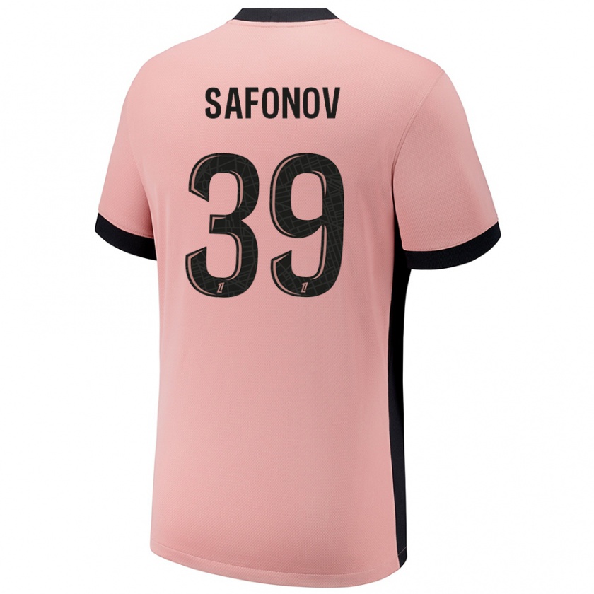 Kandiny Kinder Matvey Safonov #39 Rostros Ausweichtrikot Trikot 2024/25 T-Shirt