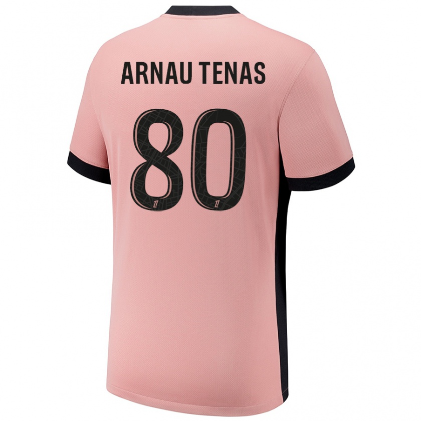 Kandiny Kinder Arnau Tenas #80 Rostros Ausweichtrikot Trikot 2024/25 T-Shirt