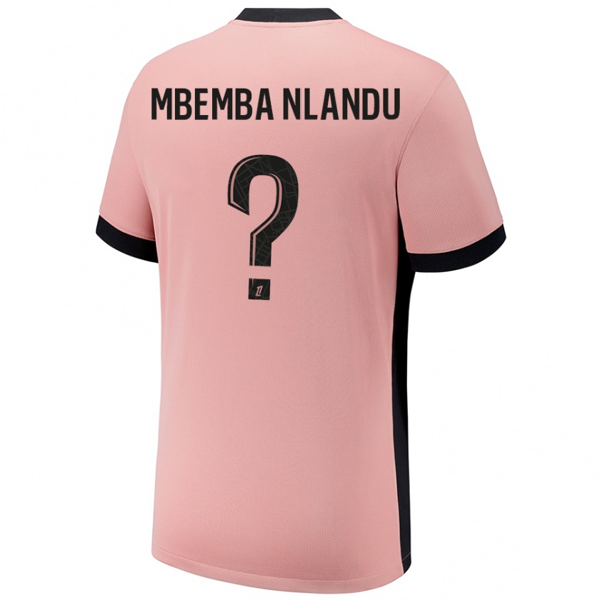 Kandiny Kinder Emmanuel Mbemba Nlandu #0 Rostros Ausweichtrikot Trikot 2024/25 T-Shirt