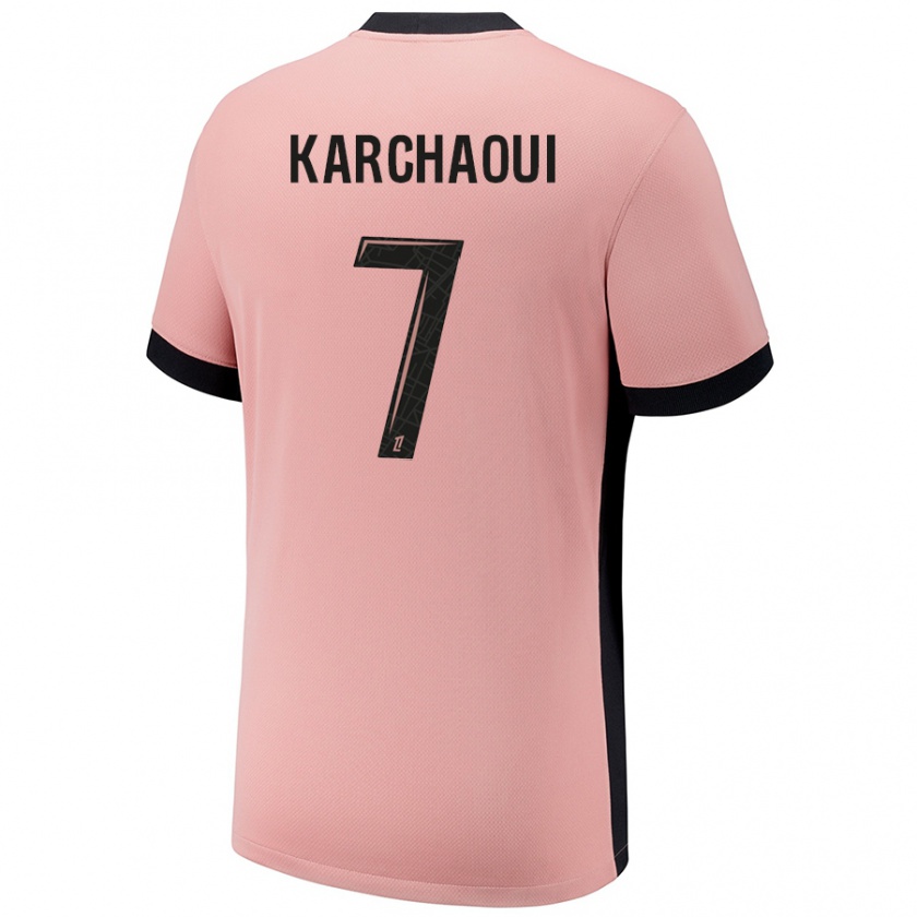 Kandiny Kinder Sakina Karchaoui #7 Rostros Ausweichtrikot Trikot 2024/25 T-Shirt