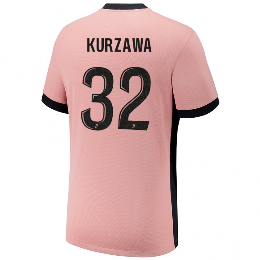 Kandiny Kinder Layvin Kurzawa #32 Rostros Ausweichtrikot Trikot 2024/25 T-Shirt