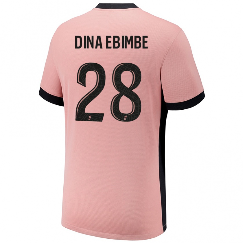 Kandiny Kinder Eric Junior Dina Ebimbe #28 Rostros Ausweichtrikot Trikot 2024/25 T-Shirt