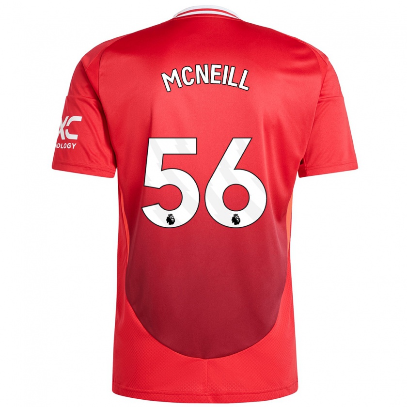 Kandiny Herren Charlie Mcneill #56 Hellrot Heimtrikot Trikot 2024/25 T-Shirt