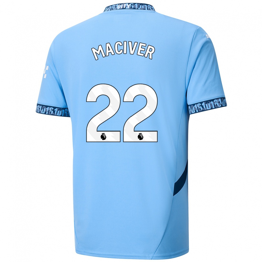 Kandiny Herren Sandy Maciver #22 Marineblau Heimtrikot Trikot 2024/25 T-Shirt