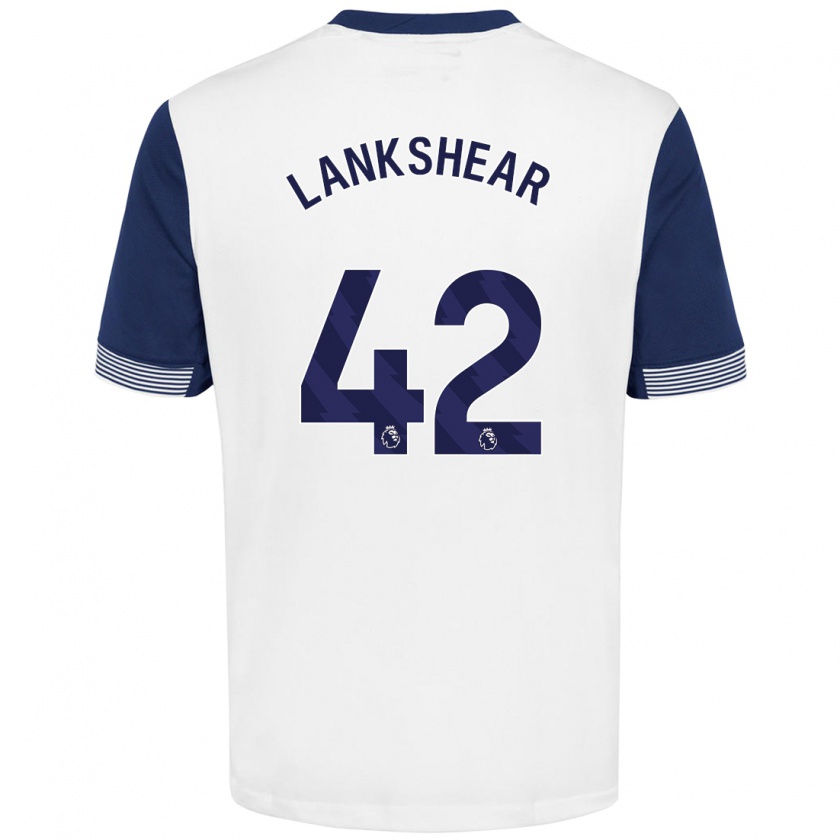 Kandiny Herren Will Lankshear #42 Weiß Blau Heimtrikot Trikot 2024/25 T-Shirt