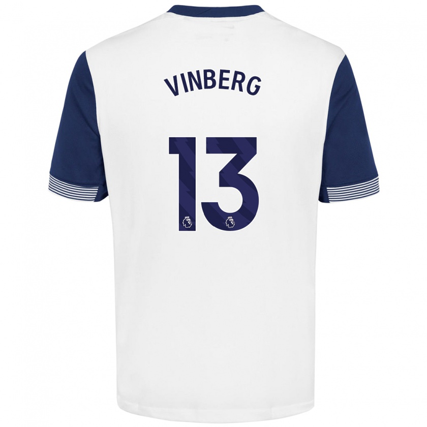 Kandiny Herren Matilda Vinberg #13 Weiß Blau Heimtrikot Trikot 2024/25 T-Shirt