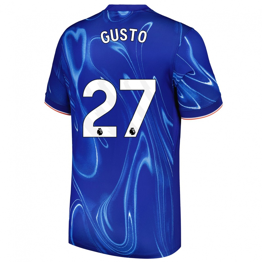 Kandiny Herren Malo Gusto #27 Blau Weiß Heimtrikot Trikot 2024/25 T-Shirt