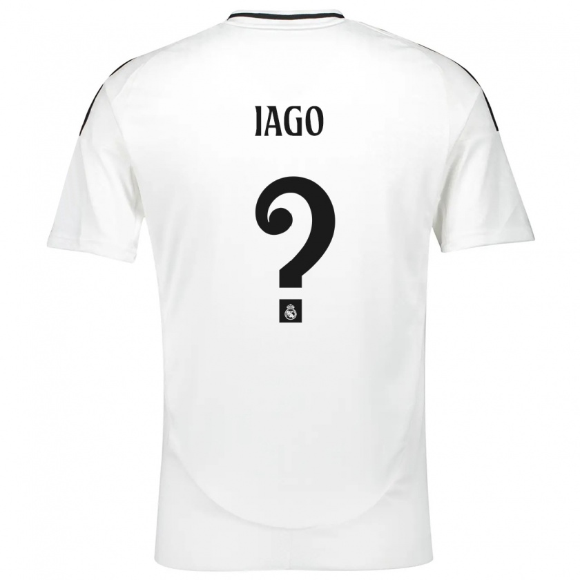 Kandiny Herren Paulo Iago #0 Weiß Heimtrikot Trikot 2024/25 T-Shirt