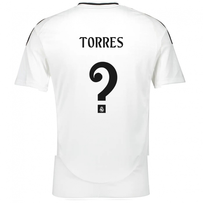 Kandiny Herren Roi Torres #0 Weiß Heimtrikot Trikot 2024/25 T-Shirt