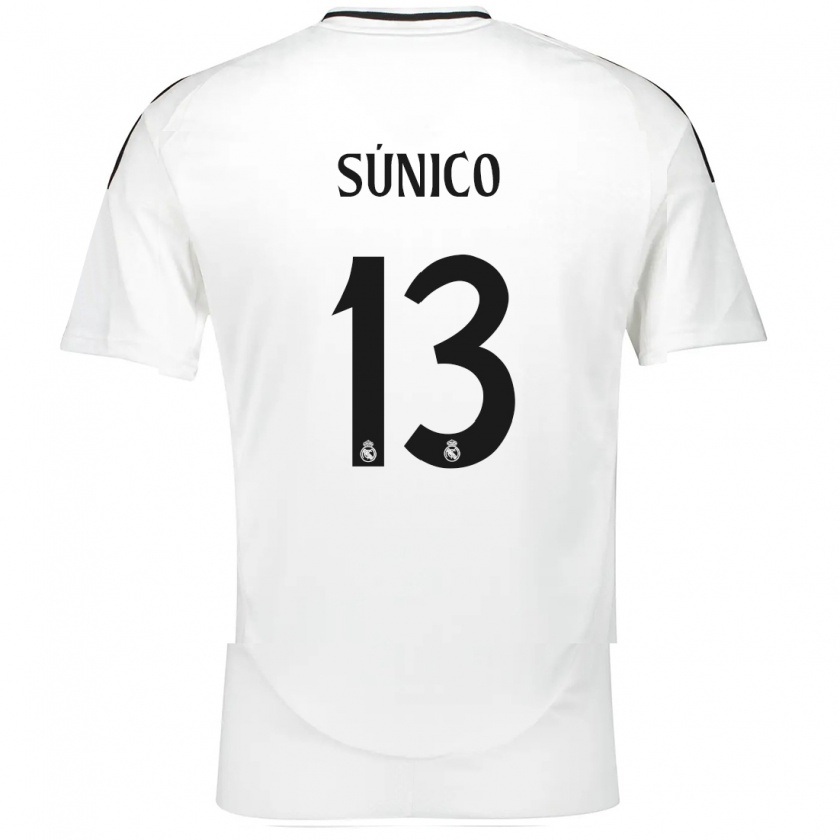 Kandiny Herren Guille Súnico #13 Weiß Heimtrikot Trikot 2024/25 T-Shirt