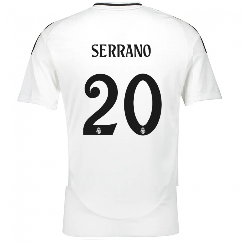 Kandiny Herren Manu Serrano #20 Weiß Heimtrikot Trikot 2024/25 T-Shirt