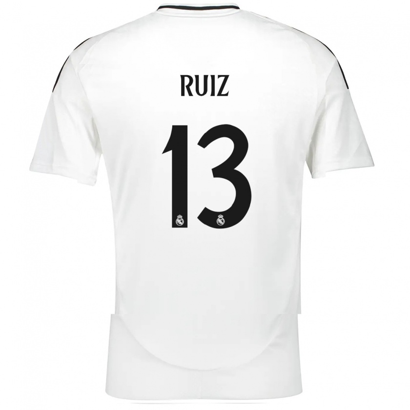 Kandiny Herren Guillermo Ruiz #13 Weiß Heimtrikot Trikot 2024/25 T-Shirt